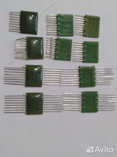 Радиодетали(резисторные сборки Б19-2; Б19-3)