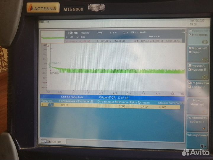 Продам рефлектометр MTS 8000