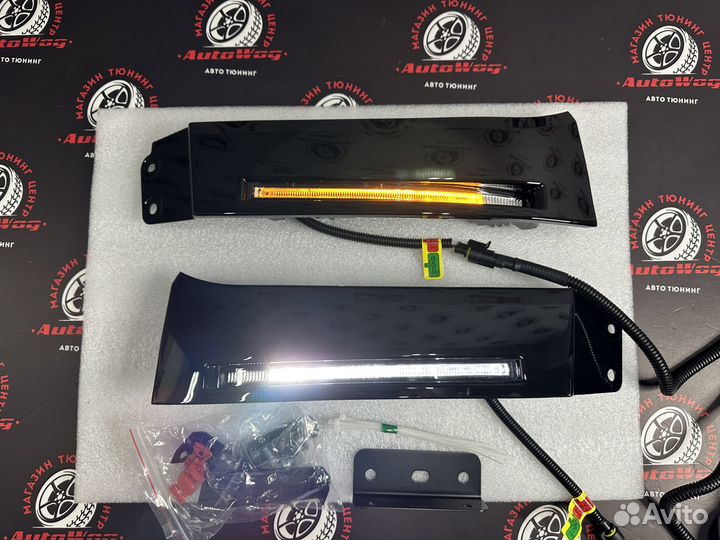 Ходовые огни Tundra , тундра с планкой под фары