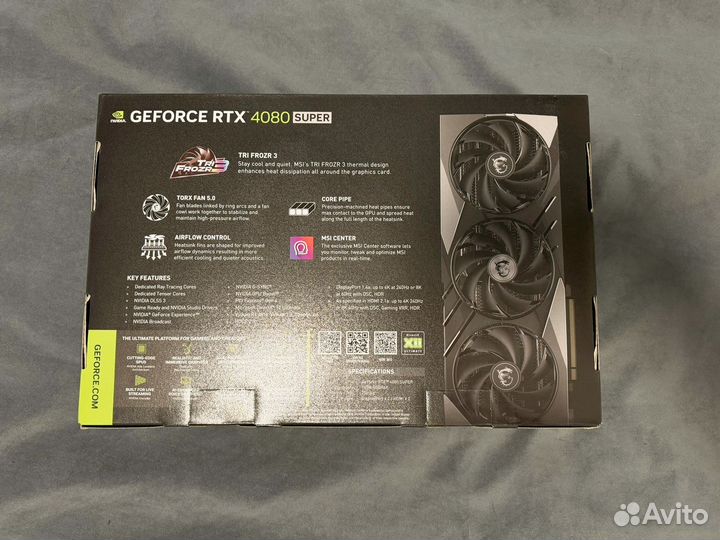 Видеокарта MSI GeForce RTX 4080 Super