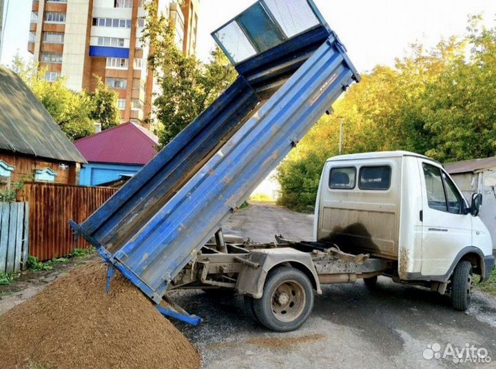 Песок Щебень Отсев с доставкой Газель до 2 тонн