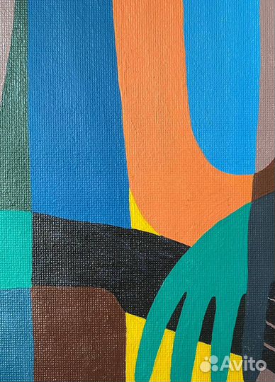 Картина акрилом на холсте