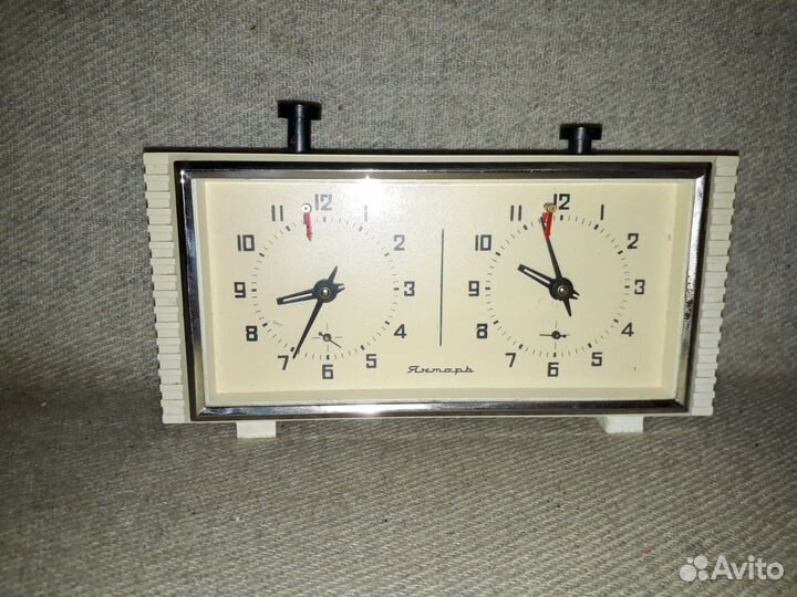 Шахматные часы Янтарь рабочий