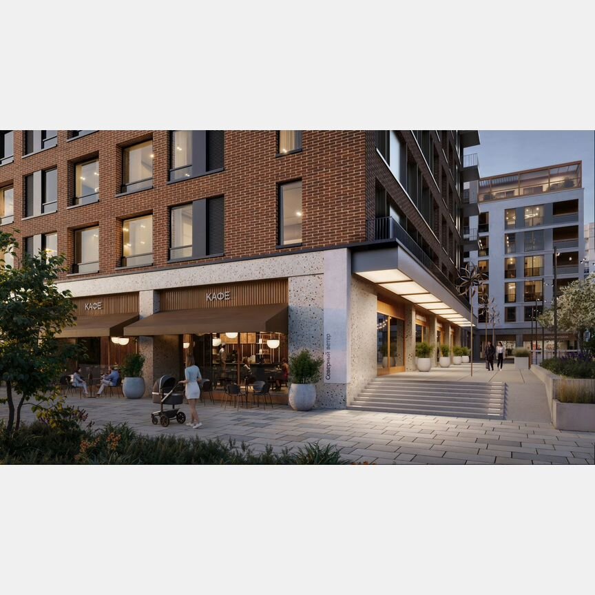 Квартира-студия, 32,1 м², 6/16 эт.