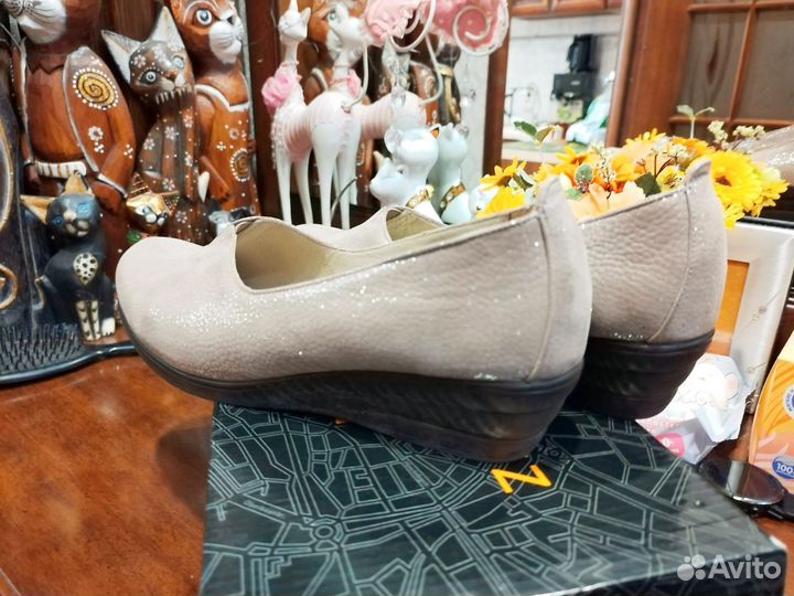 Туфли женские 40 натуральная кожа Tervolina