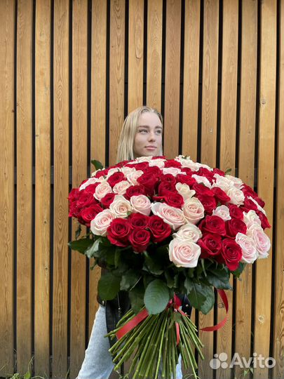 Букет из 15, 25, 31, 51, 101 розы