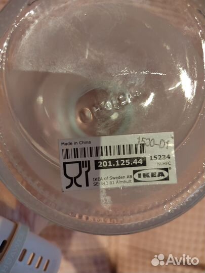 Банка для сыпучих IKEA дроппар