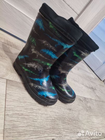 Детские резиновые сапоги 34 размер