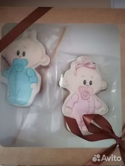 Пряничные фигурки младенцев 