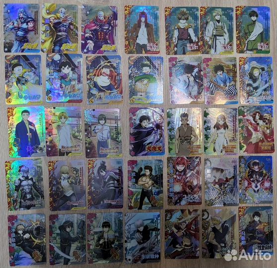 Колекционные карточки Легенды аниме (fire legend )