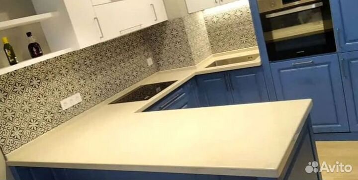 Столешница для кухни из искусственного камня