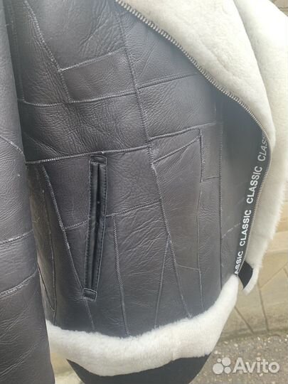 Куртка кожаная женская с мехом