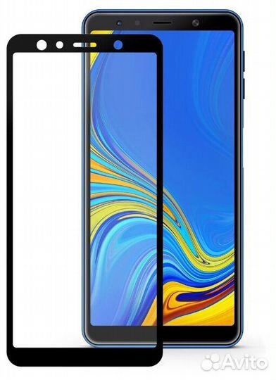 Защитное стекло 5D samsung A7 2018