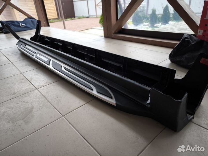 Подножки на geely Atlas pro