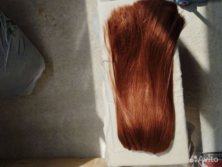 Хвост, волосы синтетические 30см