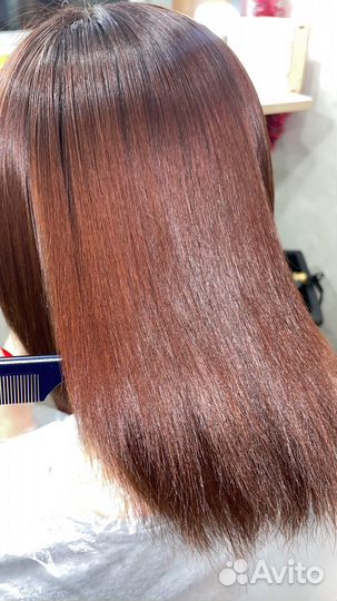 Кератиновое выпрямление