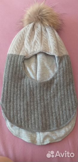Шапка шлем для мальчика зима
