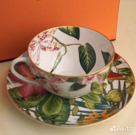 Набор чайных пар Hermes Passifolia 370 мл