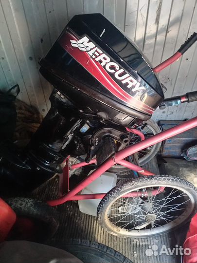Лодочный мотор 9. 9 бу mercury США