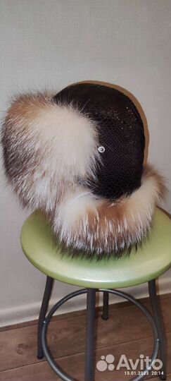 Шапка зимняя меховая женская