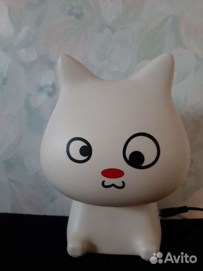 Лэд Led ночник светильник Кот