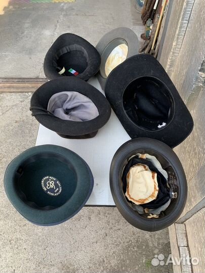 Винтажная мужская фетровая шляпа