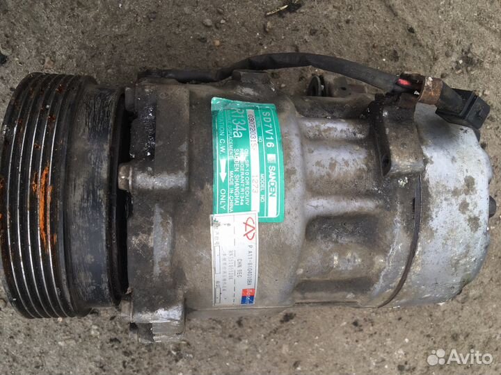 Компрессор кондиционера чери