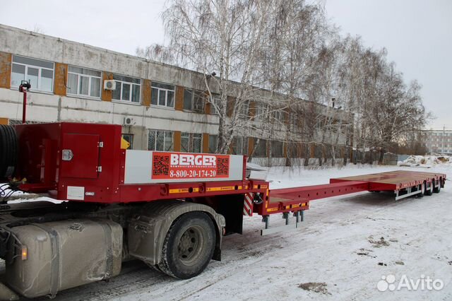 Полуприцеп трал (тяжеловоз) Berger 9853-0000050-05, 2023