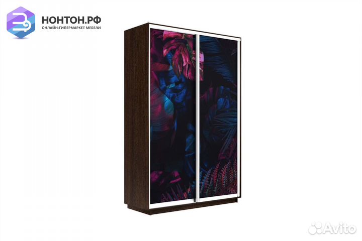 Шкаф-купе 2-х дверный Нонтон фото №1004 / венге