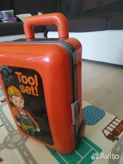 Игрушка чемодан строительный