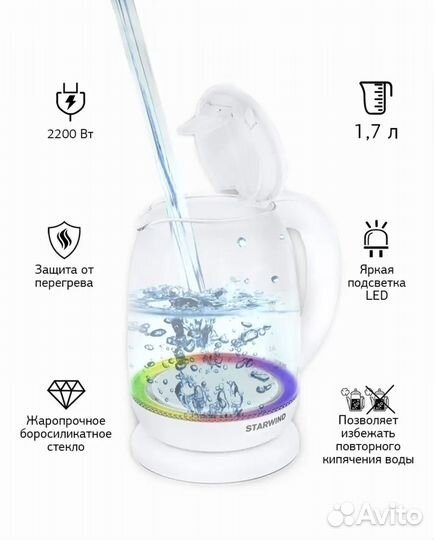 Чайник электрический новый