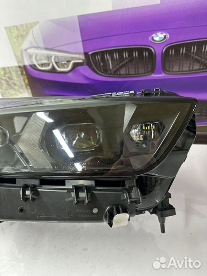 Фара правая на BMW g05 г05 рестайлинг black LED