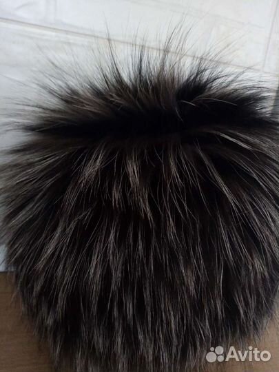Шапка меховая чернобурки