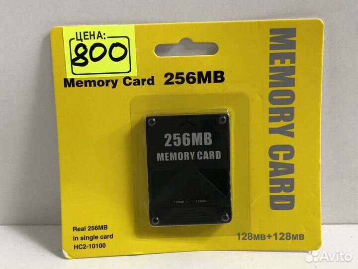 Карта памяти для PS2 на 128Мб и 256Мб