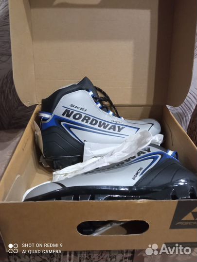 Лыжные ботинки nordway 42 размер новые