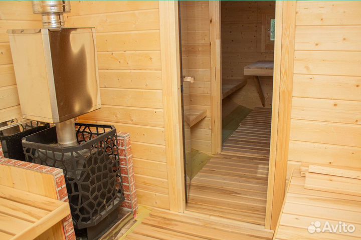 Баня бочка квадро танк овал до 6м