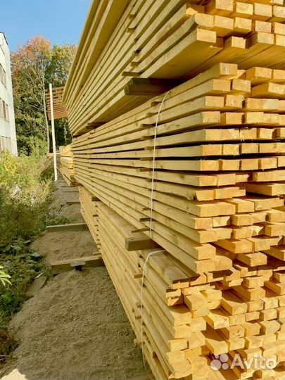 Доска обрезная 50х150х6000мм