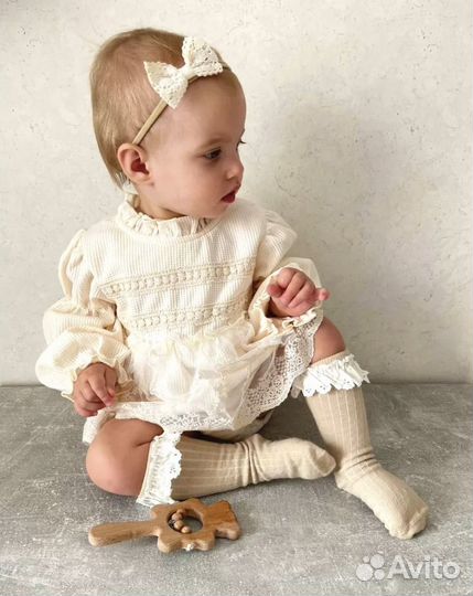 Платье боди для девочки 80