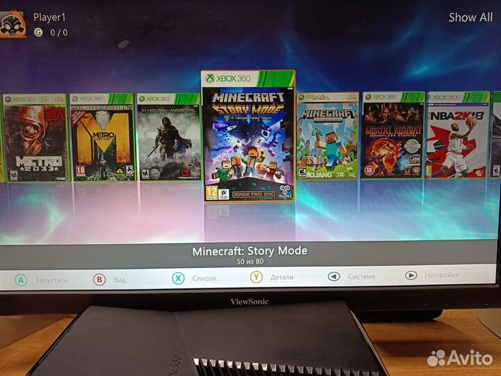 Xbox 360S 500Gb FreeBoot 80 Игр 2 Джоя