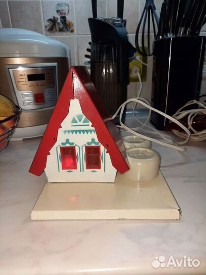 Домик новогодний времен СССР