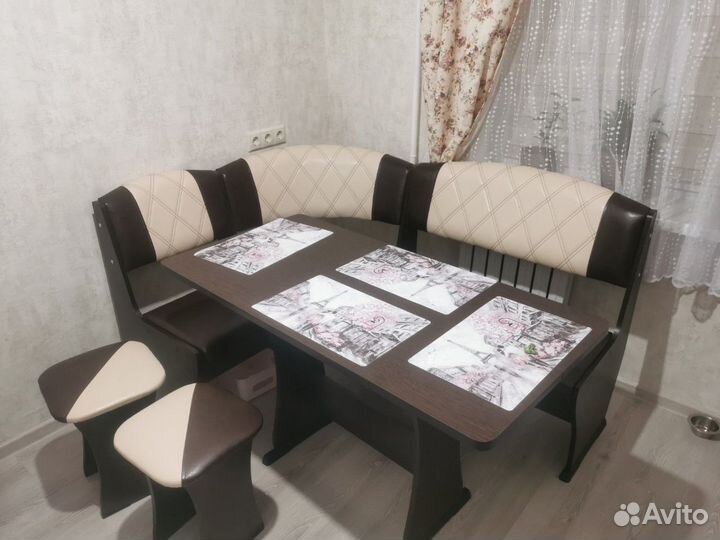 Кухонный уголок Ника-6 с ящиками для хранения