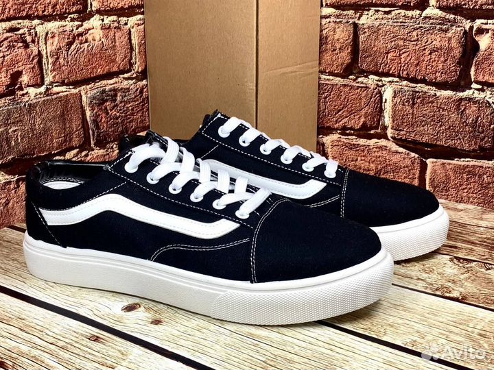 Кеды vans черные