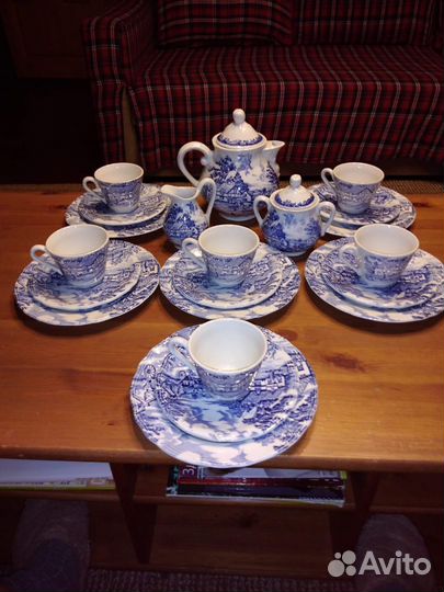 Сервиз чайный английский, винтаж, 60-е годы