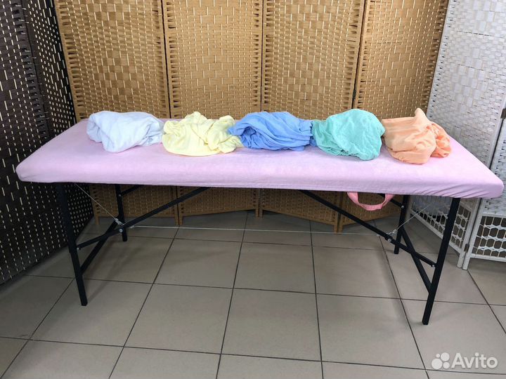 Махровый чехол на кушетку