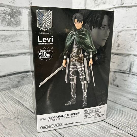 Аниме Фигурка Bandai Атака Титанов Леви Аккерман