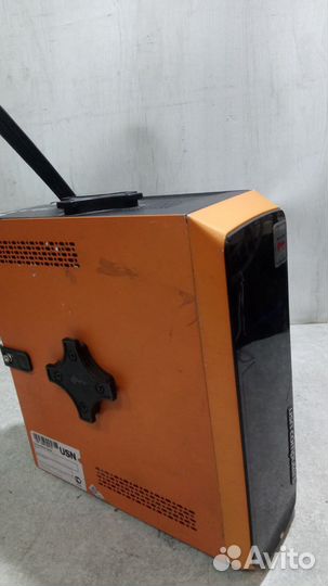 Корпус Inwin оранжевый с черным, без блока питания