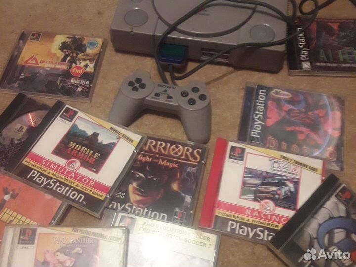 Sony Playstation 1 ps1 one+ джойстик от PS2