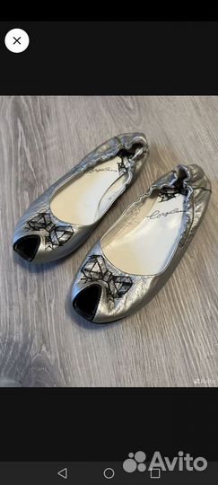 Балетки натуральная кожа