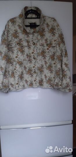 Джинсовая куртка укороченная