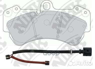 Колодки тормозные дисковые перед PN0346W NiBK